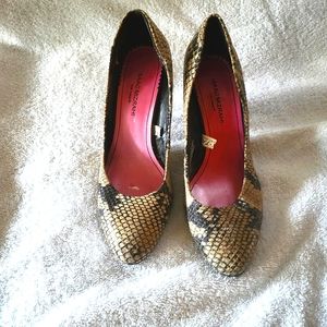 Snake skin womens Heels